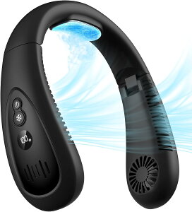 �l�b�N�N�[���[ �l�b�N�t�@�� ��|����@ 5000mAh LED�f�B�X�v���C �u����p �M���Ǒ΍� 3�i�K���� �É��݌v �������ԘA���ғ� �܂肽���ݎ� �H�Ȃ� ���R�p�x���� Type-C�[�d ���� ���� �Ǝ� �g