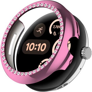 �O�[�O�� �s�N�Z���E�H�b�` watch �P�[�X �X�}�[�g�E�H�b�`�J�o�[ �L���L�� �_�C�������h���f�� PC�f�� �ϏՌ� Google Pixel Watch 4/3/2/1�Ή� 41mm 45mm �ی�J�o�[ ��ʃt�B�����Ȃ��݌v �^�b�`���x��