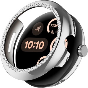 �O�[�O�� �s�N�Z���E�H�b�` watch �P�[�X �X�}�[�g�E�H�b�`�J�o�[ �L���L�� �_�C�������h���f�� PC�f�� �ϏՌ� Google Pixel Watch 4/3/2/1�Ή� 41mm 45mm �ی�J�o�[ ��ʃt�B�����Ȃ��݌v �^�b�`���x��