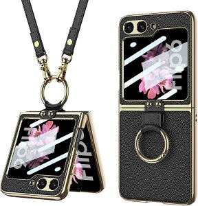 Galaxy Z �t���b�v6 �J�o�[ �ϏՌ��P�[�X �y�� ���C�����X�[�d ���^ �T���X�� �M�����N�V�[ Z Flip6 5G �������U�[�x���g�t�� �P�[�X �X�}�z�J�o�[ �����O�t�������Y�ی�samsung galaxy zflip6 docomo au �y