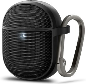 Google Pixel Buds Pro2 Pro ケース ファブリック ワイヤレス充電 対応 カラビナ リング 滑り止めフィルム 付き 衝撃 吸収 軽量 キズ防止 耐衝撃 クラシックフィット 保護カバー ケース装着充電可能 フィット設計 コンパクト