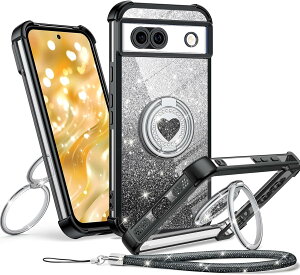 Google Pixel8a �P�[�X �n�[�g�^�����O�t�� �O���b�^�[�J�[�h ���X�g�X�g���b�v�t�� 360�x��] �X�^���h�@�\ �ϏՌ� �_��TPU �t�`���݌v �����h�~ ���^ �y�� �s�N�Z��8a �J�o�[ �N���A�P�[�X ����