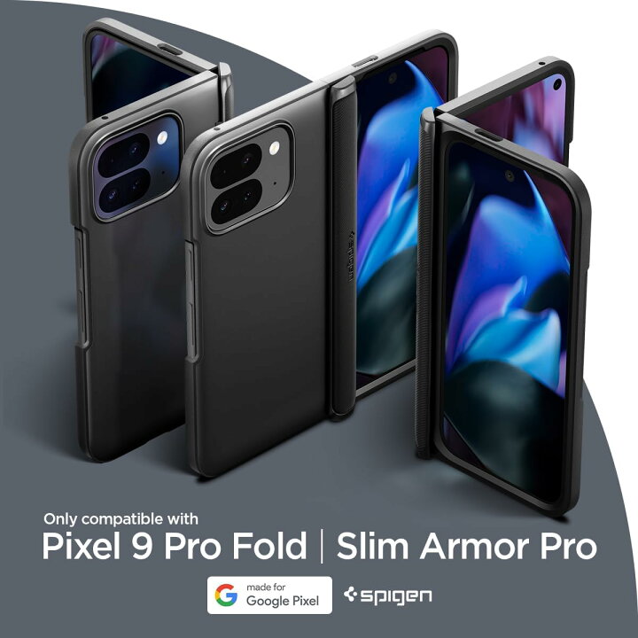 Spigen Pixel 9 Pro Fold ケースクリア 黄変防止 バンパー2重構造 耐衝撃 すり傷防止 ワイヤレス充電対応 ウ 楽天市場】Pixel 9 Pro Fold ケース 耐衝撃 スリム・アーマー プロ シュピゲン Pixel9 Pro Fold ケース シンプル  マット仕上げ ワイヤレス充電対応 二重構造 Google Pixel 9 Pro Fold スマートフォン グーグル ピクセル 9 プロ フォールド  カバー 米軍MIL規格取得 ...