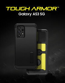 Galaxy A53 5G ケース SC-53C SCG15 キックスタンド タフ・アーマー シュピゲン 耐衝撃 米軍MIL規格取得 動画視聴 ギャラクシーa53 5G カバー スタンド 3重構造 アウトドア カメラ保護 傷つけ防止 samsung スマートフォン スマホケース スマホカバー simフリー