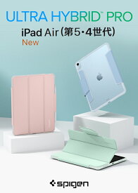 ipad Air 第6世代 ケース iPad Air 11インチ M2 2024 第5世代 ケース iPad ケース iPad Air 第4世代 衝撃吸収 シュピゲン ウルトラハイブリッド プロ 米軍MIL取得 三つ折スタンド オートスリープ 背面クリア 全面保護 10.9 2022 カメラ保護 Apple Pencil ペアリング 充電可能