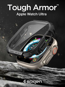 apple watch ULTRA 3 apple watch ULTRA 2 ケース タフ・アーマー シュピゲン 米軍MIL規格取得 apple watch ULTRA ケース Apple Watch Ultra 2 カバー 耐衝撃 保護カバー 49mm スポーツバンド アップルウォッチ ケース