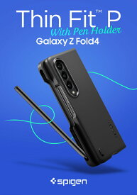 Galaxy Z Fold4 ケース Galaxy Z Fold4 5G ケース ペンホルダー付き シンフィット シュピゲン 2重構造 マット仕上げ 落下防止 レンズ保護 サムスン ギャラクシー Z フォールド4 カバー