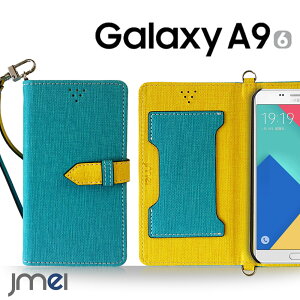 Galaxy A9 �蒠�^�P�[�X JMEI�I���W�i���J���l�P�[�X VESTA �u���[ �X�}�z�P�[�X �蒠 ���U�[ �S�@��Ή� �X�}�z �J�o�[