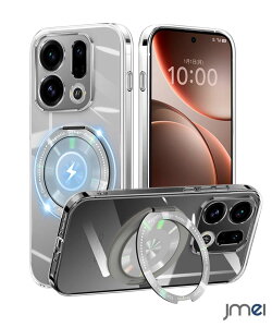 OPPO Find X9 �P�[�X �N���A �����O�t�� 360°��]�X�^���h �ϏՌ� OPG07 �I�b�| FindX9 �J�o�[ ���^ �y�� �l�C �I�b�| �t�@�C���h X9 �J�o�[ �X�^���h�@�\ ������ �X�}�z�P�[�X ���� TPU �ԍڃz���_�[