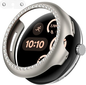google pixel watch 1/2/3/4 �n�[�h�J�o�[ Google Pixel Watch �p �P�[�X 45mm �ی� 41mm �s�N�Z���E�I�b�` ���p �_�C�������h �X�^�C���b�V�� �����ȒP �ϏՌ��J�o�[ �����Ռ� �y�� PC�f�� Slim �S�ʕی�