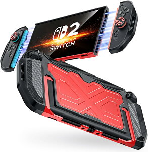 �Ή��ی�J�o�[ Nintendo Switch 2 �h�b�N�Ή� Joy-Con���E�� ���̎��݌v �X�^���h�Ή� �Ռ��z�� ���h�~ �l�ԍH�w�f�U�C�� �V���R���O���b�v PC�n�[�h�f�� �X�e�B�b�N�J�o�[�t�� 7.9�C���`�Ή�