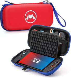 NintendoSwitch2 �X�C�b�`2�P�[�X �ی�P�[�X ���͕ی� ���b�V���|�P�b�g �n�j�J���p�l�� ��ʕی� �h�o �h�� �ϏՌ� ��e�� �Q�[���J�[�h10�� �R���g���[���[ �P�[�u�� ���[�o�b�O �����^�ѕ֗� 