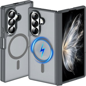 �M�����N�V�[ Z �t�H�[���h8 �J�o�[ ���C�z�� �q���W�ی� �t���ی� �J�����ی� ���^ Galaxy Z Fold8 �P�[�X Galaxy Z Fold 8 Ultra MagSafe�Ή� �ČRMIL�K�i ������� ���킢�� ���C�����X�[�d ���� �}�b�g 