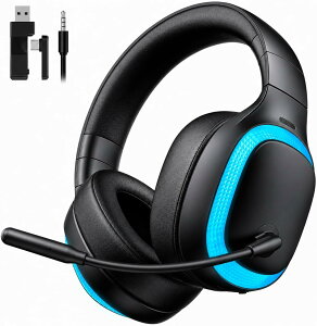 �w�b�h�z�����C�����X Bluetooth 5.3 �L�� �Q�[�~���O�w�b�h�Z�b�g 4WAY�ڑ� 2.4GHz���� 3.5mm USB Type-C 7.1ch�T���E���h 50mm�h���C�o�[ ����x��20ms�ȉ� �m�C�Y�L�����Z�����O�}�C�N �ő�70���ԍĐ� RGB
