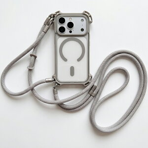 iPhone18Pro �P�[�X �X�g���b�v 2��t�� �V�����_�[ �n���h �A�C�t�H��18 �v�� iPhone18 ProMax MagSafe�Ή� �ϏՌ� �N���A �o���p�[ �A�C�t�H��17 �v�� �X�}�z�V�����_�[ iPhone17Pro �J�o�[ �΂߂��� ��|