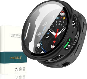Galaxy Watch 9 8 44mm �K���X�t�B���� ��̌^ �P�[�X �J�o�[ �S�ʕی� �ϏՌ� �w��h�~ �y�� �����K���X ��ʕی� �[�d�Ή� �M�����N�V�[�E�H�b�`9 8 44mm �Ή� ��̌^PC�ی� �N���A �W���M���O �W�� 