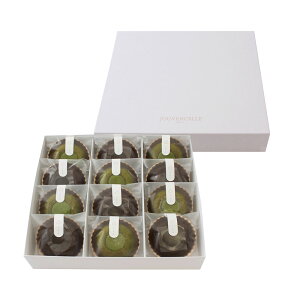 京都 お土産 お茶ごえん詰合せ12個入 京洋菓子司 ジュヴァンセル (抹茶ごえん・ほうじ茶ごえん) 母の日 父の日 お歳暮 お中元 お取り寄せ スイーツ 洋菓子 バレンタインデー ホワイトデー 入