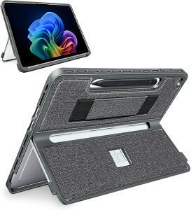 Microsoft Surface Pro 12�C���` 2025 �ی�P�[�X �ϗ����J�o�[ SurfacePro12�Ή� �ی�P�[�X �ϏՌ� �ϗ��� �L�b�N�X�^���h�Ή� ���C�y�����[ �X�����y���Ή� �^�C�v�J�o�[�Ή� ���^ �y�� �r�W�l�X�p ��
