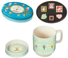 バレンタインチョコ 2026 ゴディバ meets どうぶつの森 アソートメント Blue 6粒入 フタ付きティーマグカップセット チョコレート 冬ギフト 詰め合わせ 東京 お土産 お歳暮 お返し 誕生日 プレゼント お取り寄せ スイーツ バレンタインデー ホワイトデー お菓子