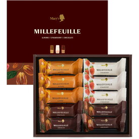 メリーチョコレート ミルフィーユ 10個入 ギフト（常温便） バレンタイン チョコ 2026 ホワイトデー 御歳暮 贈り物 母の日 父の日 お取り寄せ スイーツ 母の日 父の日 グルメ お中元 御中元 お祝い 引出物 ギフト 手土産 ひな祭り