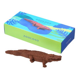 バレンタイン 2026 チョコ ズーロジー ZOOLOGY クロコダイル チョコレート おもしろチョコ リアル 立体 お菓子 動物 アニマル ギフト プレゼント おもしろ お洒落 男性 子供 リアル チョコレート 動物 アニマル ギフト おもしろ 映え 爬虫類好き
