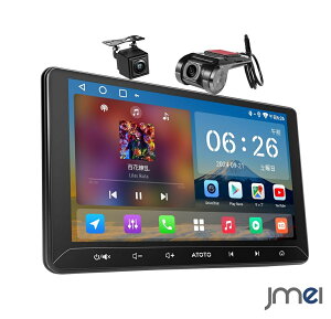 10�C���` �f�B�X�v���C�I�[�f�B�I 2DIN Android�i�r 2GB+32GB �L�� ���C�����X CarPlay AndroidAuto�Ή� Wi-Fi Bluetooth USB�e�U�����O 1280×720 IPS�t�� �O��J�������� �t�����g1080P�^�� DSP���� ChatGPT�������� GP