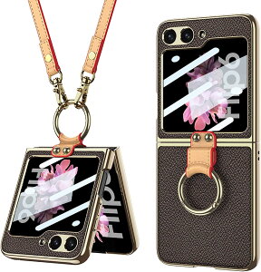 �T���X�� �M�����N�V�[ Z �t���b�v6 �J�o�[ �ϏՌ��P�[�X �y�� ���C�����X�[�d ���^ Galaxy Z Flip6 5G �P�[�X �X�}�z�J�o�[ �����O�t�������Y�ی�samsung galaxy zflip6 docomo au �y�Vmobile �h�R�� �G�[��