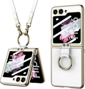 Galaxy Z �t���b�v6 �J�o�[ �ϏՌ��P�[�X �y�� ���C�����X�[�d ���^ �T���X�� �M�����N�V�[ Z Flip6 5G �������U�[�x���g�t�� �P�[�X �X�}�z�J�o�[ �����O�t�������Y�ی�samsung galaxy zflip6 docomo au �y