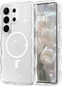 Galaxy S26 �P�[�X �L���L�� ���� MagSafe�Ή� �J�o�[ SC-53G ���킢�� �E�F�[�u�G�b�W ������ ���C�����X�[�d �ϏՌ� ����~�� �}�O�l�b�g���� SC-51G �X�g���b�v�z�[���t�� �M�����N�V�[ S26 Ultra �X
