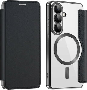 Galaxy S26 �P�[�X �蒠�^ �w�ʃN���A ���z�^ �J�[�h�|�P�b�g�t�� TPU+PU�v SC-53G Galaxy S26 Ultra �P�[�X MagSafe�Ή� �g�уJ�o�[ �J�[�h���[ �ϏՌ� ���C�����X�[�d �r�W�l�X �ʋ� �M�����N�V s26 �J�o�[