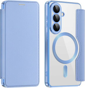 Galaxy S26 �P�[�X �蒠�^ �w�ʃN���A ���z�^ �J�[�h�|�P�b�g�t�� TPU+PU�v SC-53G Galaxy S26 Ultra �P�[�X MagSafe�Ή� �g�уJ�o�[ �J�[�h���[ �ϏՌ� ���C�����X�[�d �r�W�l�X �ʋ� �M�����N�V s26 �J�o�[