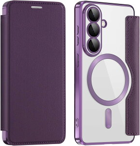 Galaxy S26 �P�[�X �蒠�^ �J�[�h�|�P�b�g�t�� �w�ʃN���A ���z�^ TPU+PU�v SC-53G Galaxy S26 Ultra �P�[�X MagSafe�Ή� �J�[�h���[ �ϏՌ� �g�уJ�o�[ ���C�����X�[�d �r�W�l�X �ʋ� �M�����N�V s26 �J�o�[