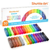 【新生活応援SALE★10%OFF】Shuttle Art クレヨン 30色~40色セット 手が汚れない テンペラクレヨン テン…