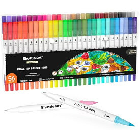 【Xmas限定sale10%OFF】水彩毛筆 水性ペン 25色~56色セット 筆ペン ツインマーカー ふで 極細 耐久 速乾 イラスト スケッチ 落書き 絵手紙 大人用 子供用 漫画 カード 宿題 画材 アート専門 ケース付き