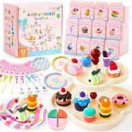 「スーパーSALE限定20%OFF」Shuttle Art 粘土セット ケーキ屋 レストラン 動物園 33~55点セット 子供エア…