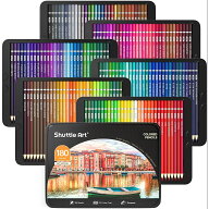 「スーパーSALE限定10%OFF」色鉛筆 174~180色セット 油性色鉛筆 カラーペンセット 大人の塗り絵 メタリッ…