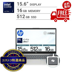 ���������I(�R�X�g�R) HP �m�[�gPC/15-FD1000/15.6�C���`/Core Ultra 7 155H/������ 16GB/SSD 512GB/�i�`�������V���o�[/BJ0M8PA-AAAA�@����������2-3���ȓ��ɂ��͂����܂�