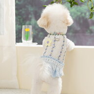 【26年春夏新品】ドッグウェア 犬服 ワンピース ドレス 春夏 犬用ウェア ペットウェア スカート フリル …