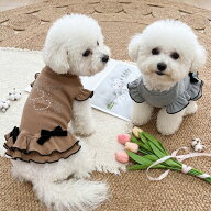 【26年秋冬新作品】犬服 ワンピース ドレス 秋冬 犬の服 ペット洋服 ドッグウェア 洋服 超可愛い プリン…