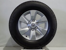 【4/24～5/1P10倍】【中古】265/65R17 サマータイヤ ホイール 4本セット ミシュラン ラチチュードツアー 1775+25-6H139.7 トヨタ 150系 ランドクルーザープラド （ 17インチ 純正 ST 新車外し 265/65-17 ）