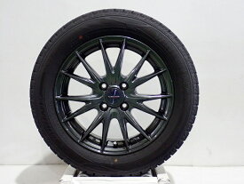 【スーパーセール】【中古】185/60R15 スタッドレスタイヤ ホイール 4本セット ダンロップ ウインターマックスWM02 1555+50-4H100 ウェッズ ヴェルヴァ （ 15インチ 185/60-15 ）