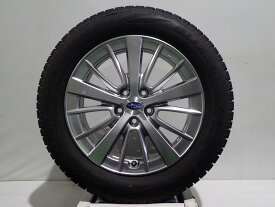 【スーパーセール】【中古】205/55R16 スタッドレスタイヤ ホイール 4本セット ブリヂストン ブリザックアイス 1665+55-5H100 スバル GT/GK系 インプレッサ （ 16インチ 純正 205/55-16 ）