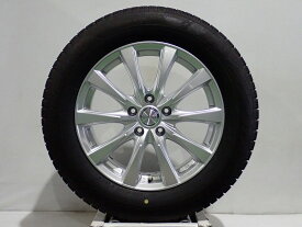 【中古】225/60R17 スタッドレスタイヤ ホイール 4本セット ブリヂストン ブリザックVRX2 1770+40-5H114.3 ウェッズ ジョーカー （ 17インチ 225/60-17 ）