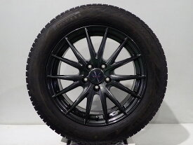 【中古】215/60R17 スタッドレスタイヤ ホイール 4本セット ピレリ アイスゼロアシンメトリコ 1770+40-5H114.3 ウェッズ ヴェルヴァ （ 17インチ 215/60-17 ）