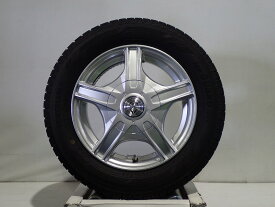 【中古】155/65R13 スタッドレスタイヤ ホイール 4本セット ヨコハマ アイスガードIG60 1340+43-12HM ウェッズ トレファー （ 13インチ 155/65-13 ）