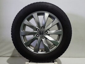 【5/25P20倍】【中古】225/60R18 スタッドレスタイヤ ホイール 4本セット ブリヂストン ブリザックDM-V3 1870+50-5H114.3 ホンダ RE系 CR-V （ 18インチ 純正 225/60-18 ）