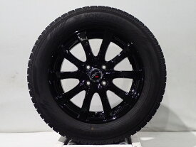 【中古】185/65R15 スタッドレスタイヤ ホイール 4本セット ヨコハマ アイスガードIG60 1555+42-4H100 ウェッズ ファング （ 15インチ 185/65-15 ）