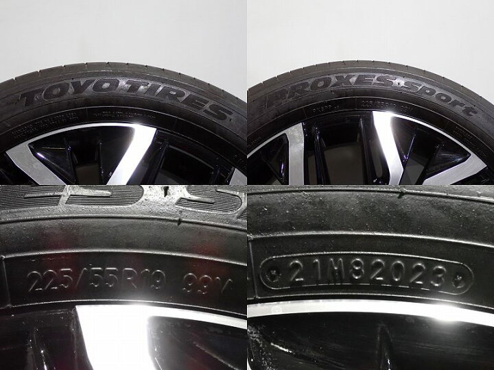 楽天市場】ｸｰﾎﾟﾝ12日終了!10%ｵﾌｸｰﾎﾟﾝ【中古】225/55R19 サマータイヤ 