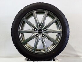 (7月4日-30日 20%OFF CP)【中古】215/50R17 スタッドレスタイヤ アルミホイール 4本セット ブリヂストン ブリザックVRX2 1770+48-5H114.3 マルカサービス ユーロスピード （ 17インチ 215/50-17 ）