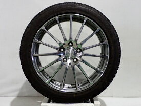 10%オフクーポン【中古】225/45R18 スタッドレスタイヤ アルミホイール 4本セット ブリヂストン ブリザックVRX2 1870+53-5H114.3 ブリヂストン エコフォルム （ 18インチ 225/45-18 ）